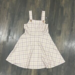 ally b plaid dress